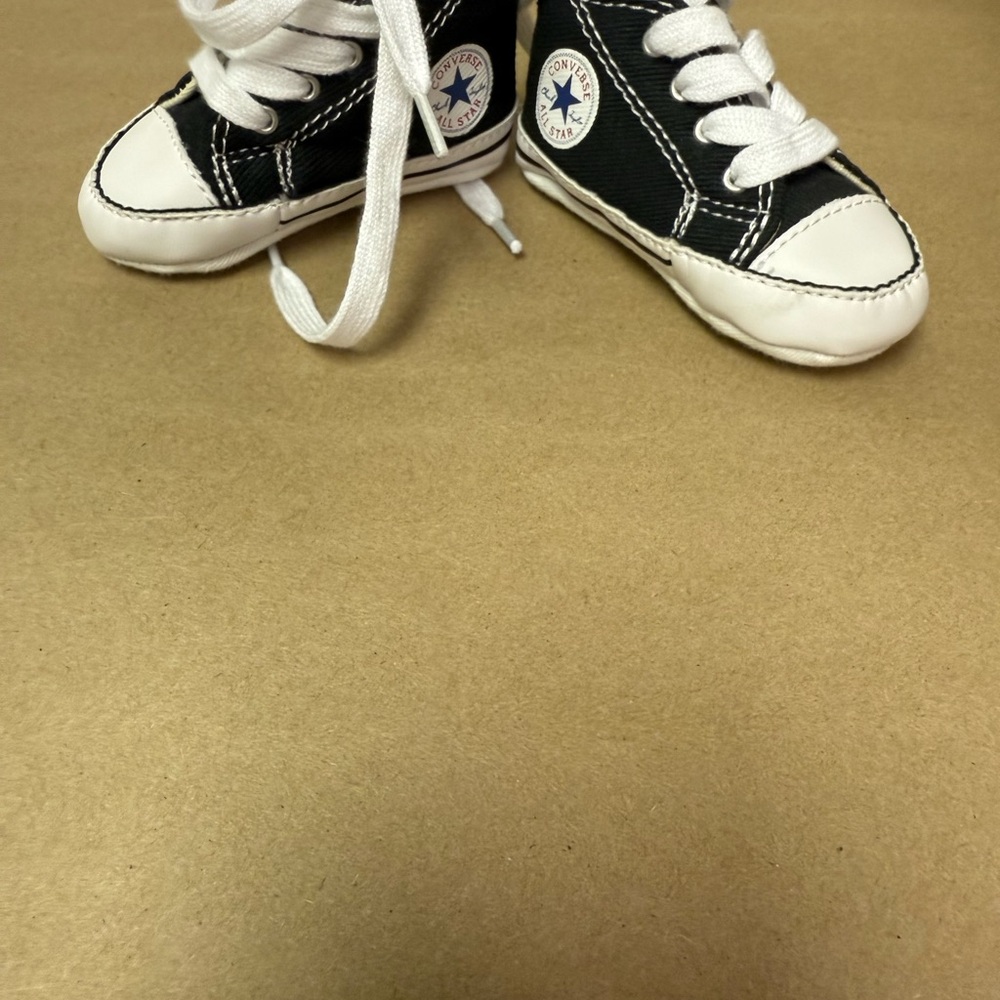 Converse Kids Black High-Top Sneakers